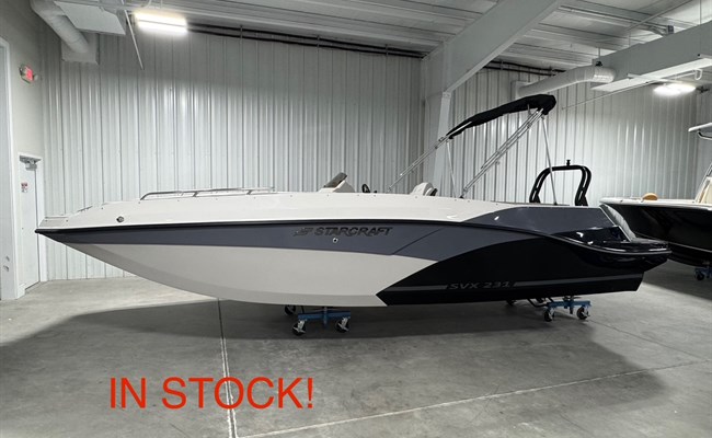 2026 Starcraft SVX 231 DH Charcoal/Black/Quicksilver